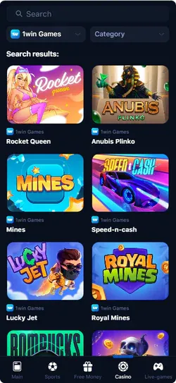 1win casino apk