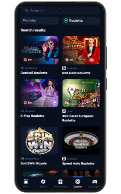 1win casino app roulette