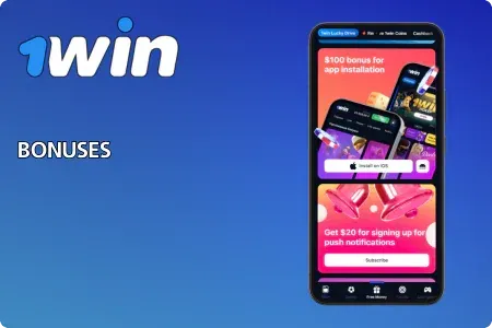 1win casino app bonuses