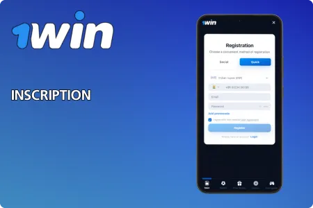 1win casino app registration