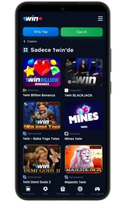 1win casino games app