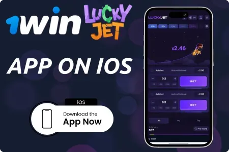 1Win Lucky Jet APP on iOS