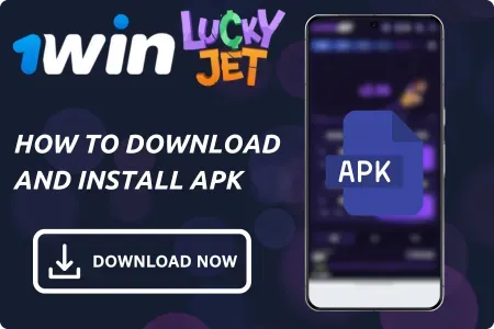 Téléchargement de l'APK 1Win Lucky Jet