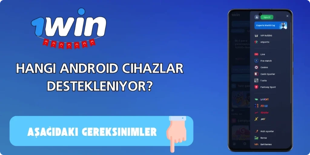 1win Android APK Sistem Gereksinimleri