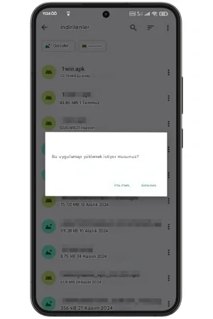 Android'e 1win uygulamasını yükleme kılavuzu