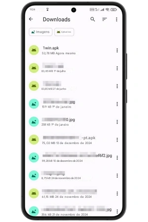 arquivo 1win apk para android