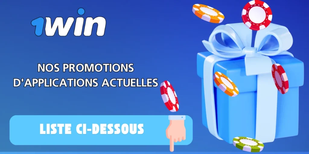 Bonus et promotions dans l'application 1Win