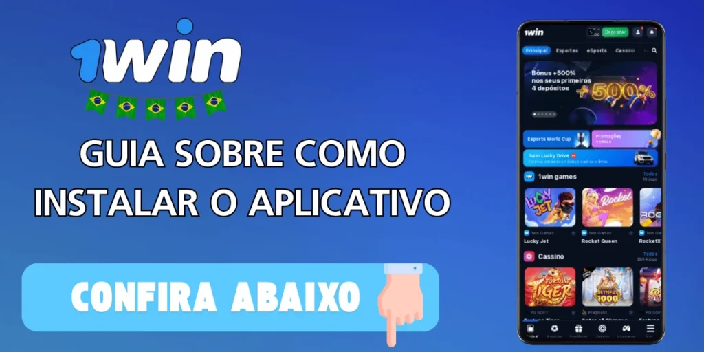 Como baixar o 1Win APK para Android