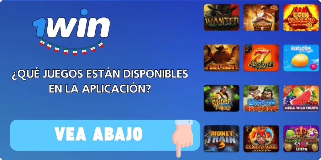 Descripción general de los juegos de casino 1Win