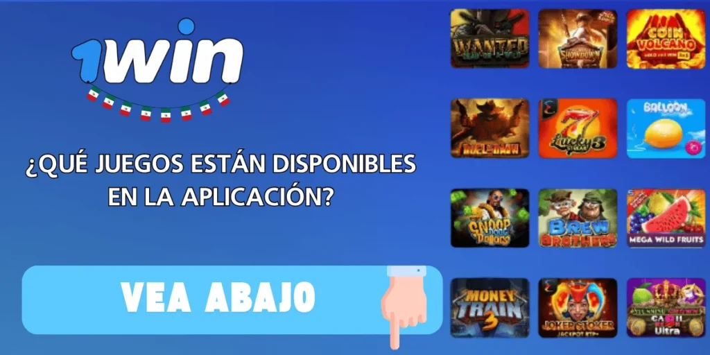 Descripción general de los juegos de casino 1Win