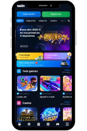 Aplicación oficial de 1Win para iPhone