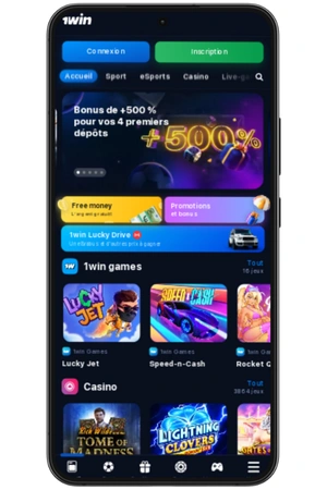 guide pour s'inscrire dans l'application 1Win