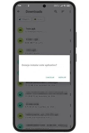 instalando o aplicativo 1win