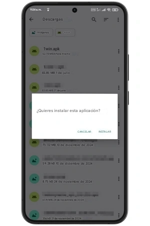 Instalar la aplicación 1win en Android