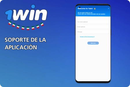 Soporte de la 1win aplicación