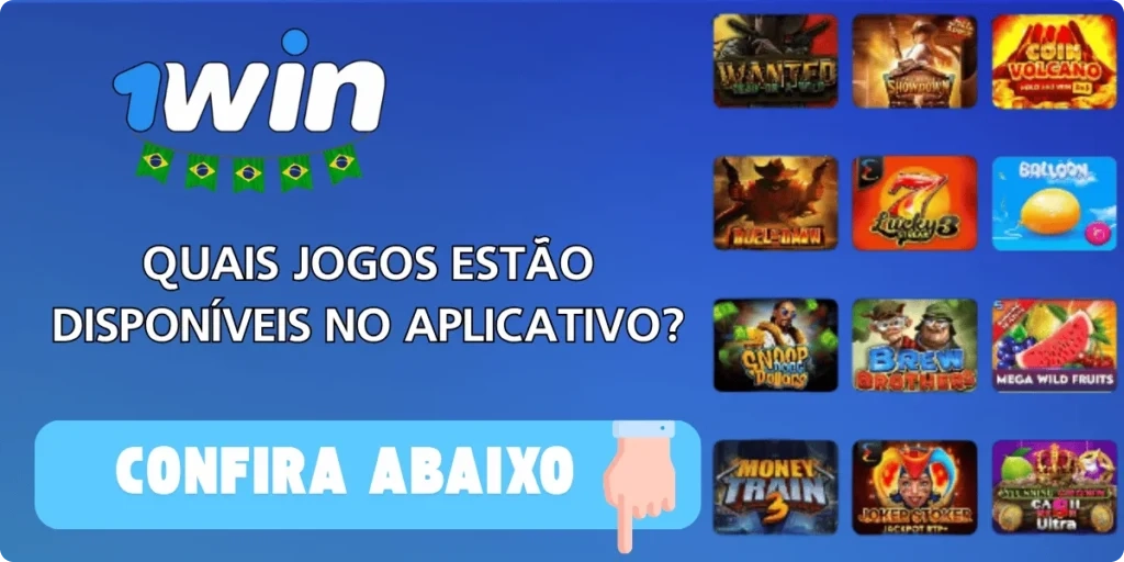 Jogos 1win no aplicativo